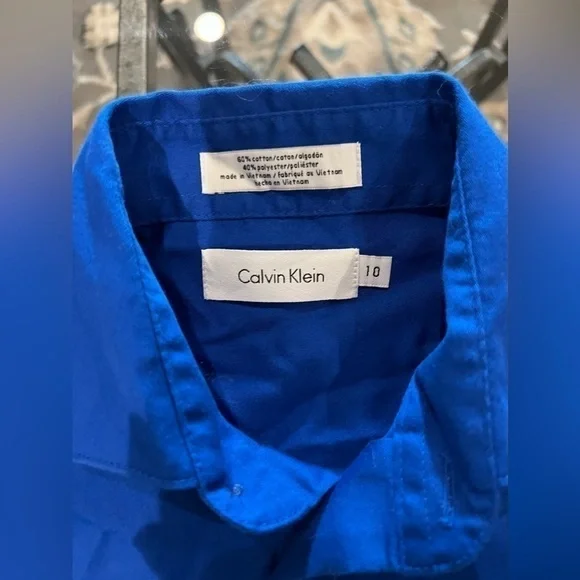 Boys Calvin Klein shirt size 10 - Picture 3 of 4